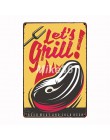 [Mike86] Grill strefy Grill ojców czas grillowania metalowe znaki antyczne Pub pokoju hotelu Party Decor Retro obraz ścienny pły