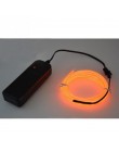 1 2 3 5M elastyczny neon ledowy lampa podświetlany przewód rura linowa kabel + sterownik baterii LED samochodów odzież lekkie de
