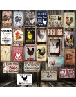 [Mike86] szczęśliwych kur położyć więcej jaj metalowy znak domu sklep gospodarstwa Decor Retro zwierząt plakat ścienny Art 20*30