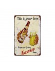[WellCraft] kapitan Guinness piwo Ricard plakaty metalowy znak płyta ścienna Pub bar w stylu Vintage malowanie osobowość wystrój