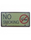 Zakaz palenia Metal malarstwo znak plakietki emaliowane rocznika garaż tablicy rejestracyjnej tablica plakat Bar Club styl żelaz