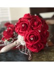 10 głowice 8CM całkiem urocze sztuczne kwiaty PE piankowe kwiaty — róże bukiet panny młodej dekoracja ślubna do domu Scrapbookin