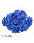 25 głowice 8CM nowy kolorowe sztuczne PE piankowe kwiaty — róże bukiet panny młodej dekoracja ślubna do domu Scrapbooking DIY ak
