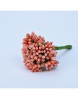 12 sztuk pręcik cukier sztuczne kwiaty ręcznie robione tanie dekoracje ślubne diy wieniec robótki pudełko scrapbooking sztuczny 