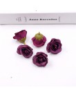 10 sztuk 4cm sztuczny kwiat kwiat róży z jedwabiu głowy wesele strona główna dekoracji kwiaty do składania ścienny notatnik prez
