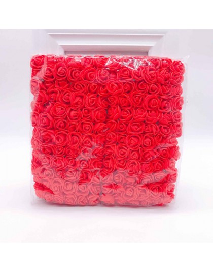 144 sztuk 2cm MINI pianki róże dla domu ślub sztuczny kwiat Decora Scrapbooking diy wieniec pudełko tanie sztuczne kwiaty bukiet
