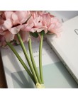 Dekoracyjne sztuczne kwiaty ozdobne kolorowe jedwabne hortensje jak żywe na przyjęcie weselne różowe herbaciane