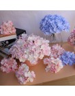 APRICOT jedwabny kwiat ślub dekoracyjne sztuczne kwiaty wiosna vivid duże hortensja ślubne kwiaty dekoracyjne 15 kolorów
