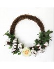 5 sztuk sztuczne kapok głowy naturalny suszony kwiat bawełna ślub domu boże narodzenie materiały dekoracyjne DIY wieniec bukiet 