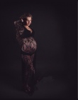 2017 ubrania koronki macierzyństwa ciążowa ciąża fotografia rekwizyty maxi dress fancy fotografowania zdjęcia lato w ciąży dress