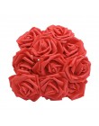 21 kolor 10 sztuk 8cm sztuczne PE piankowe kwiaty — róże na wesele panna młoda pana młodego bukiet dekoracja na przyjęcia urodzi