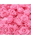 Piankowe róże 500 sztuk 3.5cm sztuczne pianki kwiat głowy DIY 20cm pluszowy miś formy PE Rose niedźwiedź akcesoria decor walenty
