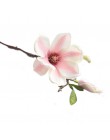 Dekoracje ślubne jedwabne kwiaty orchidei Magnolia ślubne sztuczne kwiaty do dekoracji wnętrz