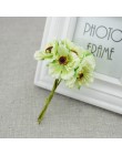 6 sztuk/partia symulacja sztuczny kwiat wiśni sztuczny kwiat ślub samochód dekoracji domu bukiet panny młodej ręcznie kwiat jedw