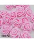20 sztuk/partia 6 cm kwiat głowy sztuczne kwiaty dekoracje ślubne PE pianki róże DIY Flores Scrapbooking wieniec Garland Home De