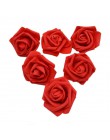 20 sztuk 6 cm Pretty Rose z pianki PE sztuczny kwiat głowy dla DIY bukiet ślubny Garland kula z kwiatów prezent pudełko do domu 
