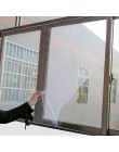 2019 nowy lato Fly okno na komary drzwi netto firanka niewidzialny moskitiera wkładka pokrywa Protector do wewnątrz pomieszczeni