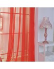 Kurtyna czysty kolor Tulle drzwi okno zasłony zasłony Panel Sheer szalik lambrekiny nowoczesne sypialnia zasłony do salonu Corti