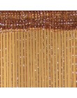 200x100 cm luksusowe kryształ zasłony Flash linii błyszczące Tassel String zasłona do drzwi okno pokój dzielnik do dekoracji dom