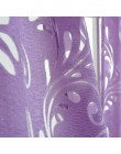 Gotowe zaciemniające zasłony niewidomych panel tkaniny na okno fioletowy zasłony salon leczenia okna fioletowy czarny biały