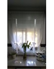 Nowoczesne krótkie okno kuchnia Tulle zasłona typu woal do salonu dzielnik strona główna przezroczyste zasłona zasłony okno woal