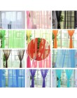 Rainbow kurtyny czysty kolor Tulle drzwi okno zasłony zasłony Panel Sheer szalik lambrekiny nowoczesne sypialnia zasłony do salo
