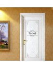 3D drzwi naklejki łazienka tapety wystrój drzwi wc winylowa tablica naścienna Transfer zabytkowa dekoracja cytat do drzwi naklej