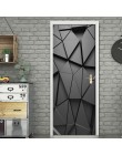 Drzwi naklejki ścienne DIY 3D ścienne do salonu sypialnia plakat dekoracyjny do domu pcv samoprzylepne wodoodporne kreatywne nak