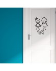 Cartoon ubikacja wielokrotnego użytku łazienka wymienny domu wodoodporna śliczne dekoracyjne WC pcv samoprzylepne dziewczyna chł