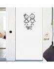 Cartoon ubikacja wielokrotnego użytku łazienka wymienny domu wodoodporna śliczne dekoracyjne WC pcv samoprzylepne dziewczyna chł