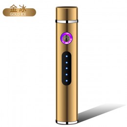 Mini cylindryczne USB ładowania elektroniczny lżejsze wyłącznik dotykowy papieros zapalniczki plazmowe wiatroodporna zapalniczka