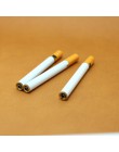 Kreatywny Mini Compact Jet palnik gazowy butan zapalniczka metalowy papieros w kształcie nadmuchiwane gazem LighterCigarette ole