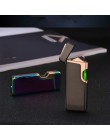 Szybkie zielony Laser zapłonu papieros elektroniczny zapalniczki USB plazma podwójne ARC zapalniczki dla świeca metalu Turbo ele