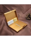 20 kije mody podwójna warstwa rury osobowość twórcza Cigaret Case metalowa papierośnica papierośnica prezenty lufka