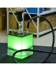 2019 Arab akrylowe zestaw do fajki wodnej, szisza Cachimba Shisha Narguile światła LED węgiel drzewny Tigela podstawa do fajki S
