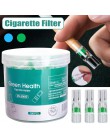 Nowo 100 sztuk jednorazowe tytoń filtr papierosowy palenie zmniejszyć smoła filtracja uchwyt do czyszczenia TE889