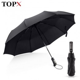 Odporny na wiatr składany Parasol automatyczny deszcz kobiety Auto luksusowe duże wiatroszczelne parasole deszcz dla mężczyzn cz