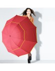 130cm duże najwyższej jakości parasol mężczyzna deszcz kobieta wiatroszczelna duża Paraguas mężczyzna kobiet słońce 3 Floding du