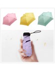 Deszczowy dzień Parasol kieszonkowy Mini składane parasole słoneczne Parasol słońce składany Parasol Mini Parasol cukierki kolor