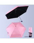 Mini kieszonkowy Parasol przeciwsłoneczny moda składany deszcz Parasol kobiet prezent dziewczyny anty-uv wodoodporne przenośne P