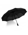 JPZYLFKZL dziesięć kości automatyczny składany parasol kobieta mężczyzna luksusowy duży parasol odporny na wiatr parasol mężczyź