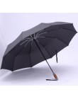 Oryginalny marka duży składany Parasol deszcz 1.2 metrów biznes mężczyźni automatyczne parasole wiatroszczelna męski Parasol cie