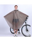Wysokiej jakości mężczyzna kobiet jazda na rowerze rower rower płaszcz przeciwdeszczowy Cape Poncho z kapturem wiatroodporny pła