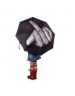 Twórczy fajny środkowy palec Parasol deszcz kobiet Parasol mężczyzn Parasol wpływ Parasol 3 krotnie
