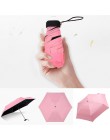 Parasol słońce deszcz kobiet płaskie lekki parasol Parasol składany parasol słoneczny mini Parasol mały rozmiar łatwo przechowyw