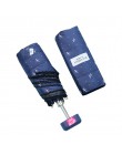 Czarna powłoka pięcioramienna parasolka do ochrony przeciwsłonecznej anty-uv żeńska ultralekka Mini parasolka nieautomatyczne pa