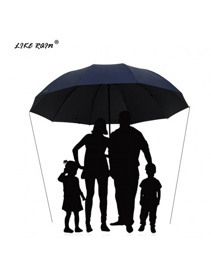 , Takich jak deszcz 152CM duże parasol deszcz kobiety wiatroszczelna duży składany parasol wysokiej jakości mężczyzn biznesowych