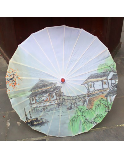 Jedwabiu kobiet parasol japoński wiśniowe kwiaty jedwabiu starożytnych taniec parasol dekoracyjne parasol chiński styl oleju pap