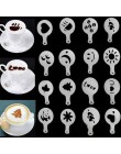 16 sztuk kawy ciasto z tworzywa sztucznego wzornik dekoracji ciastko szablon formy realistyczne Cappuccino Latte wzornik kawy fo