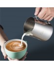 Ze stali nierdzewnej dzbanek do spieniania mleka ekspres do kawy Espresso Barista Craft Latte Cappuccino śmietanka kubek spienia